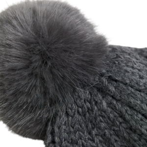 Gorro beanie en punto de canalé H&M